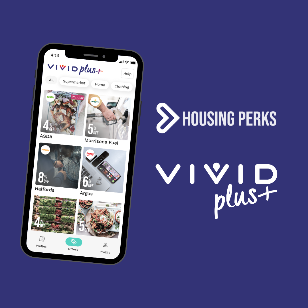 Housing Perks app promotional graphic